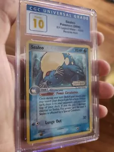 (POP 3) CGC 10 Sealeo Legend Maker 43/92 Reverse Holo Stamped Pokemon Card PSA - Picture 1 of 4