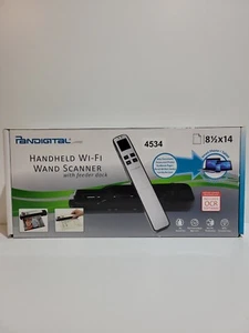 Pandigital Handheld Wi-Fi Wand Scanner Feeding Dock Purple S8X1003PU - Picture 1 of 12