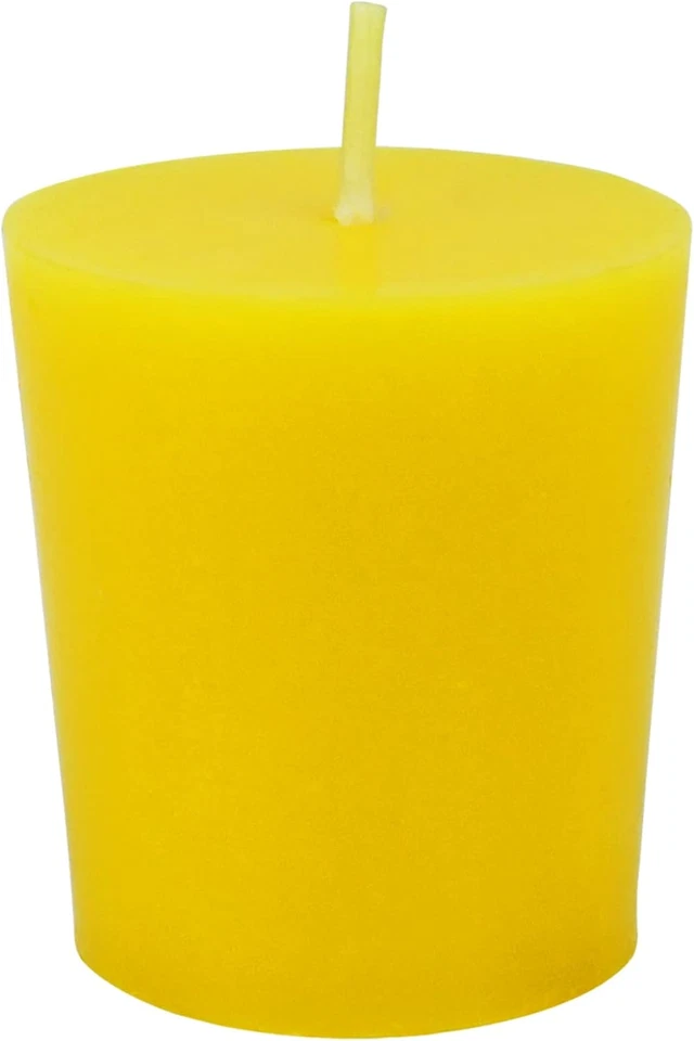Conjunto 12Velas Votivas Citronela Amarilla Los precios son por caja de 12 velas - Image 1 of 4