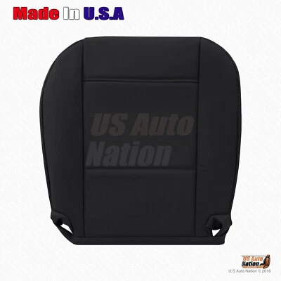 Se adapta a BMW 325I 2001 2002 2003 2004 2005 - Cubierta de asiento de cuero inferior del conductor negra Foto 1 de 4