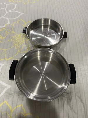 West Bend электрический из нержавеющей стали жидкое масло сердечник сковорода жарить 11» 17884 + крышка - Изображение 1 из 4