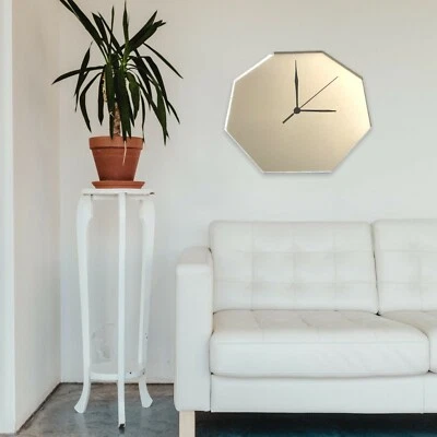 Relojes en forma de octágono - Espejos de color y opciones de colores lisos Foto 1 de 4