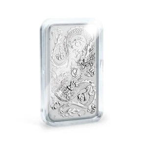 CAPSULE RETTANGOLARI da 27,6x47,6 mm per 1 oncia Silver Dragon - da 10 pz. - Imagen 1 de 1