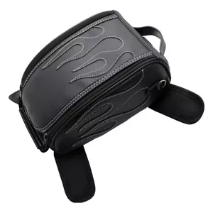 Universal Saddle bag Motorcycle Oil Fuel Tank Magnetic Travel BagCafe Racer ATV - Picture 1 of 10