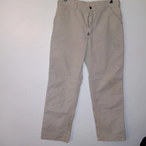 Pantalone lungo uomo Carhartt kaki falegname 36/34 - Foto 1 di 4