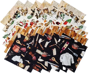 SIZZLE & SPICE from QT Fabrics - (36) 6.5" fabric squares set - Picture 1 of 7