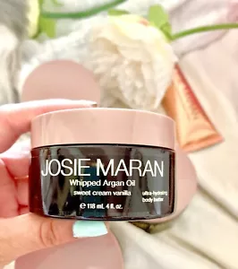 NEW SEALED! JOSIE MARAN WHIPPED ARGAN Oil Body Butter- UNSCENTED 4flOz - Picture 1 of 13