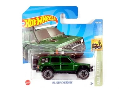 2022 HOT WHEELS / No. 150 1995 Jeep Cherokee (Green) / BAJA BLAZERS. - Image 1 of 2