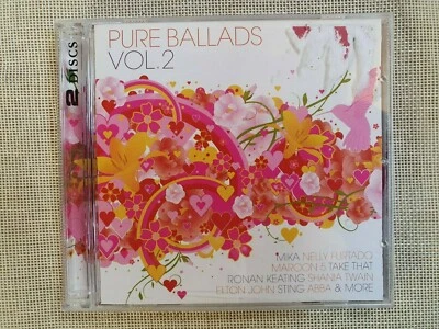 PURE BALLADS VOL 2 Shania Twain Elton John Abba -2 discs  CD like new - Image 1 of 3