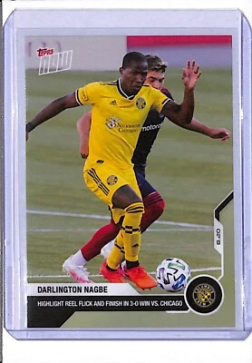 2020 TOPPS NOW MLS #14 DARLINGTON NAGBE - PRINT RUN 31 - FLICK & FINISH IN 3-0 - Image 1 of 2