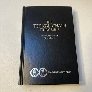 The Topical Chain Study Bible New American Standard Nelson Concordance Hardcover - Imagen 1 de 12