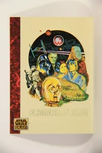Star Wars Galaxy 1993 Topps Card #58 A New Hope Italian Poster Artwork L012100 - Picture 1 of 2