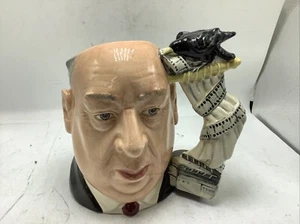 VNTG ALFRED HITCHCOCK ROYAL DOULTON TOBY JUG, D6987, "THE BIRDS" HITCHCOCK MOVIE - Picture 1 of 9
