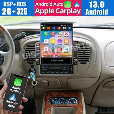 Radio estéreo de coche inalámbrico CarPlay para Lincoln Navigator 1998-2002 Android 13 GPS Foto 1 de 4