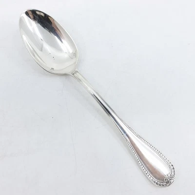 Malmaison (1967) by Christofle Silverplate 6 3/4" Dessert/Soup Spoon No Monogram - Image 1 of 4