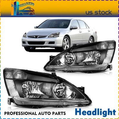 Kit de montaje de faros de 2 piezas para Honda Accord 2006 reemplazo izquierda+derecha Foto 1 de 4