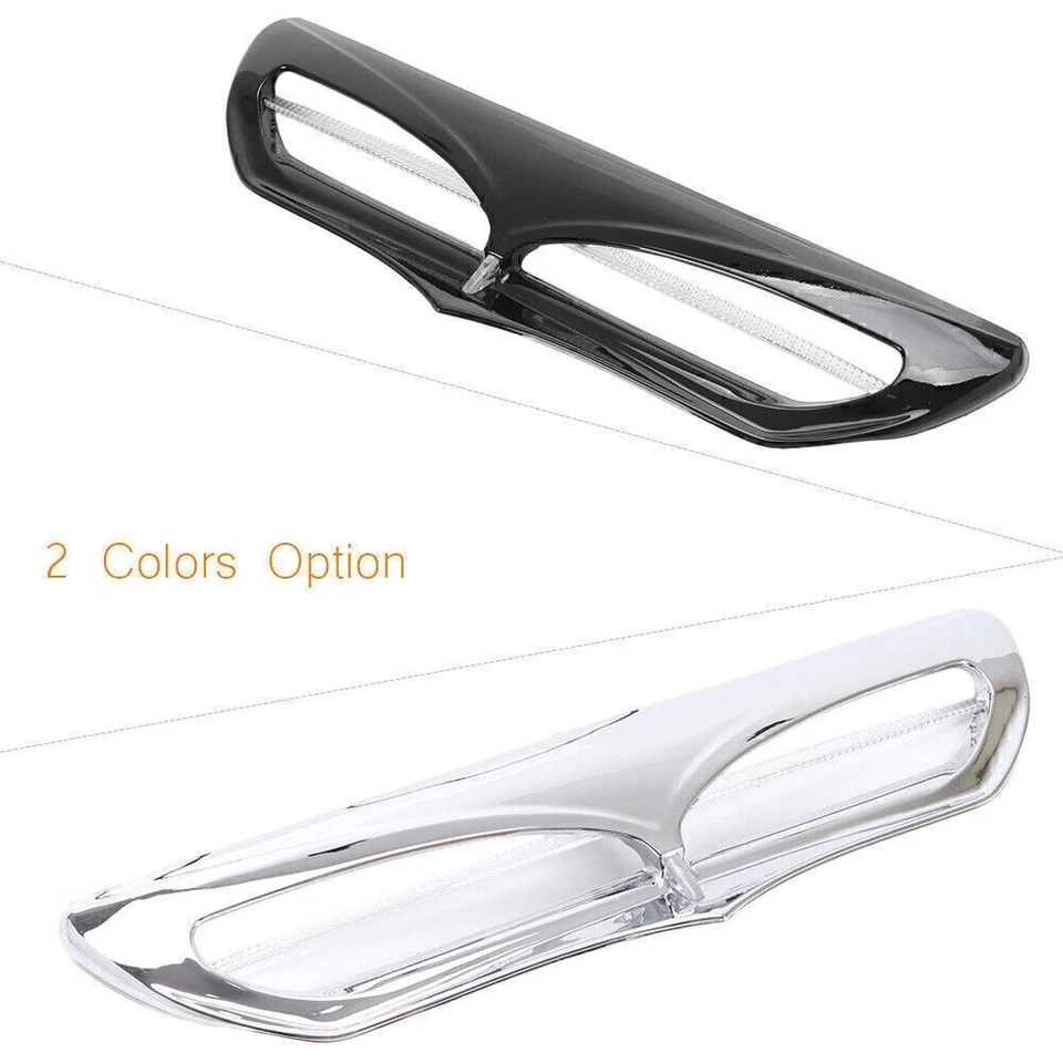 Chorme LED Fairing Insert Vent Trim For Harley Electra Street Tri Glide 2014 -16 - Image 1 of 4