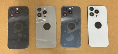 FONEFIXX iPhone 15 Pro Replacement Back Glass & Mag Safe Charge Coil Flash Brackets NFC