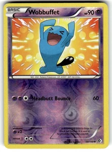 Pokemon Card - Wobbuffet Boundaries Crossed 58/149 Reverse Holo MP Crease - Picture 1 of 2