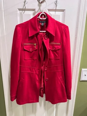 International Concepts Chaqueta Roja Mujer Pequeña Foto 1 de 4