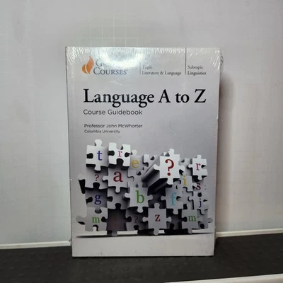 Language a to Z by John McWhorter (2020, Dvd And Guidebook) - Imagen 1 de 3