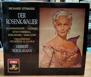 Strauss – Der Rosenkavalier 🎶 Schwarzkopf / Karajan 3 CD Box EMI - Bild 1 von 4