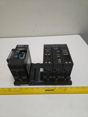 GE Fanuc IC693CHS397J Enhanced 5 Slot Base W/ Power Supply, And 3 Modules  - Image 1 of 4