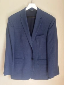 Jos A Bank Traveler Tailorerd Fit Blazer Sport Coat Blue 42S Mens - Picture 1 of 5