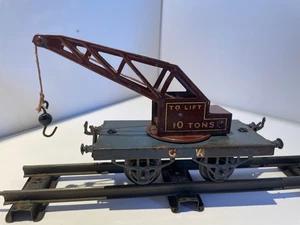 Vintage Hornby O Gauge Tinplate -Crane Truck GWR circa 1920's - Picture 1 of 12