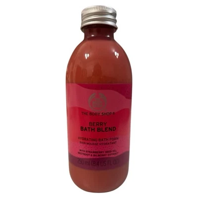 Nueva espuma de baño hidratante The Body Shop mezcla de baño de bayas de 8,4 oz. Foto 1 de 2