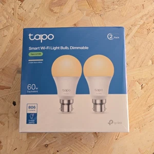 Tapo Smart Bulb, energiesparende WiFi Smart Glühbirne, B22, 8,3W, funktioniert mit - Bild 1 von 2