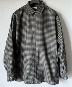 Camisa Blusa Comme Des Garcons Homme Cuadros L Marrón Oscuro Casi Como Nueva - Imagen 1 de 12