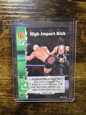 2000 WCW NITRO TRADING CARD GAME STING HIGH IMPACT KICK 66/114 1ST EDITION - Image 1 of 3