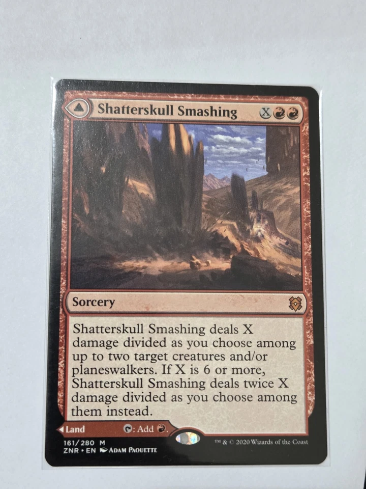 Shatterskull Smashing 161/280 Non Foil Mythic Zendikar Rising MTG  Mint - Image 1 of 1