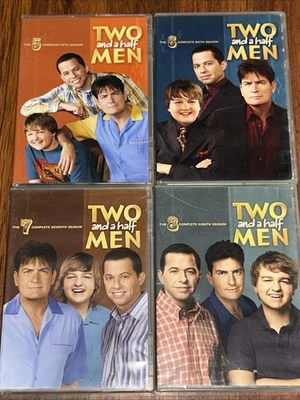 Two and a Half Men TV Series DVD Lot Seasons 5-8 DVDs - Season 5, 6, 7, And 8 - Image 1 of 4