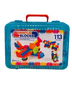 NIB - Battat Bristle Block 113-Piece Set, SEALED BAG, CARRY ON BOX  - Picture 1 of 9