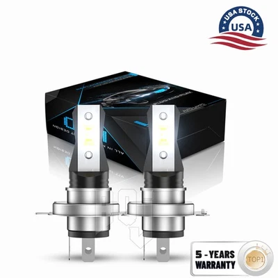 White LED FOR Suzuki S-Cross 2015-2019 Headlight H4 9003 6000K Bulbs Hi/Low Beam - Imagem 1 de 4