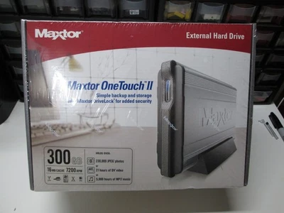 Maxtor OneTouch 2 Simple Backup and Storage 300GB External Hard Drive - Image 1 of 4