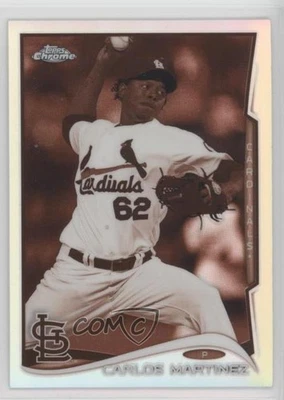 2014 Topps Chrome Sepia Refractor /75 Carlos Martinez #54 - Image 1 of 2