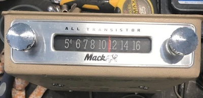 Vintage All Transistor Mack Truck Radio W/built In Speaker Rare. ( N ) - Image 1 of 4
