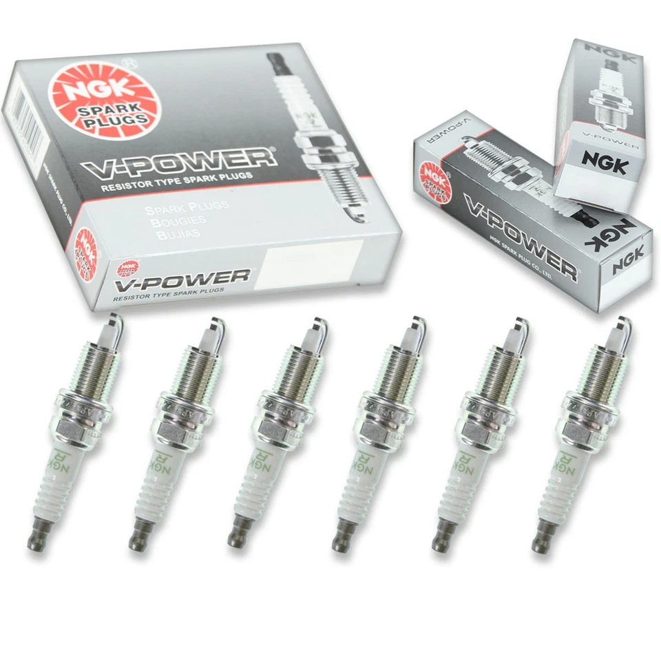 6 bujías NGK V-Power para BMW 735iL 1988-1992 3,5 L L6 - Kit de motor iv Foto 1 de 4