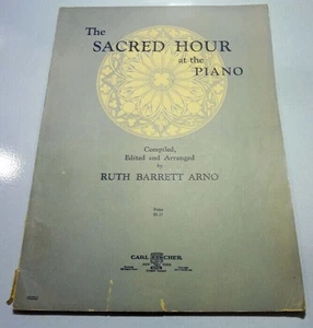 Heilige Stunde am Klavier Vintage Noten Religiös Ruth Barrett Arno 1943 Fischer - Bild 1 von 4