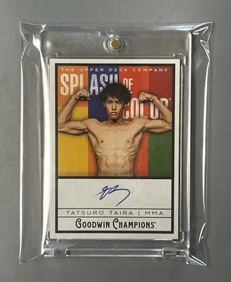 TATSURO TAIRA 💎MMA/UFC ✨RARE✨AUTHENTIC AUTOGRAPHED ✨ROOKIE✨ CARD!!! UD - Image 1 of 2