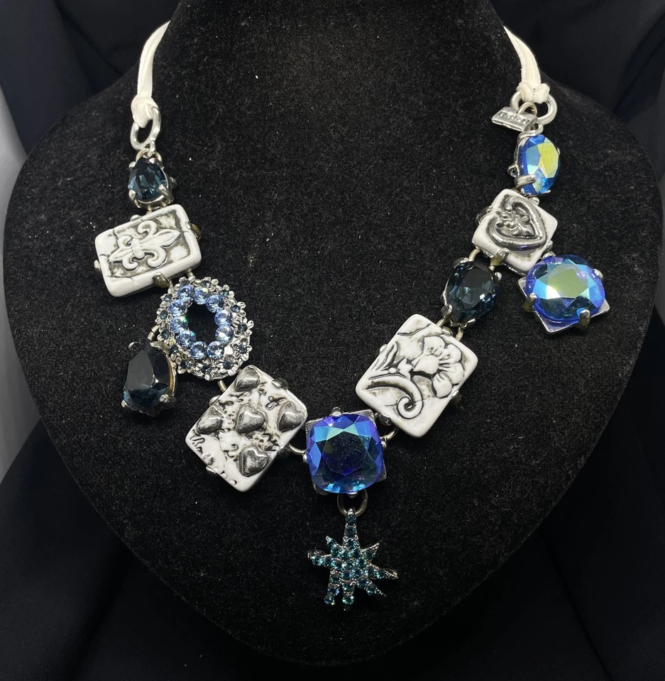 Collar Rodrigo Otazu Cristales de Noche Elementos Grandes Raro Hecho en Países Bajos Foto 1 de 1