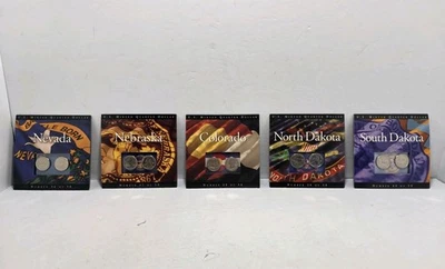 U.S.A Minted 2006 State Quarters-Collectible Coins In Collector Cards #'s 36-40 - Image 1 of 4