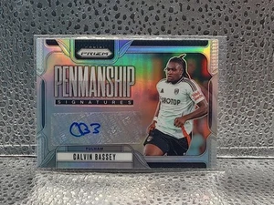 Firmas de caligrafía Panini Prizm EPL 2024-25, Calvin Bassey plateado automático/99 - Imagen 1 de 2