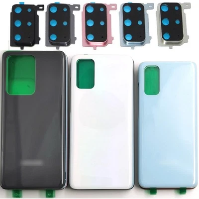 Стеклянная крышка аккумулятора с объективом камеры для Samsung Galaxy S20 S20+ S20 Ultra S20FE - Изображение 1 из 4
