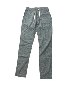 🆕️Lands End Herren 32 Grau Baumwolle Elastische Taille Kordelzug Skinny Leg Deck Hose - Bild 1 von 5