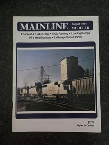 Mainline Modeler Magazine Vintage August 1984 Vg - Picture 1 of 5