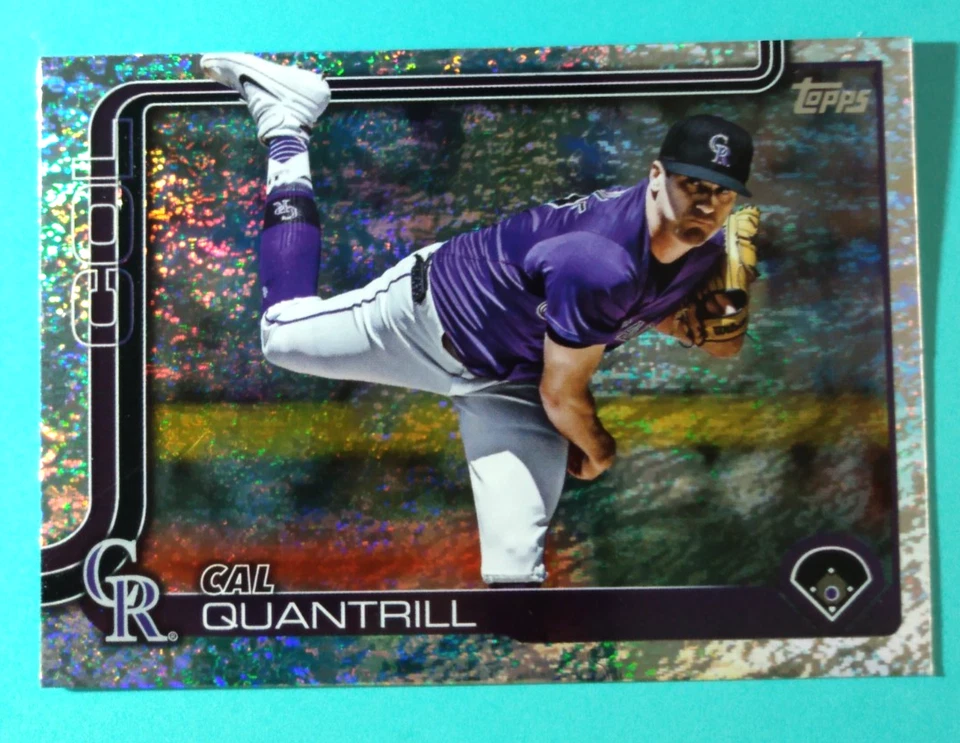 2025 TOPPS BASEBALL  *** Cal Quantrill: Sand Glitter Foil ***  #301 - Image 1 of 2